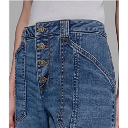 CROPPED WIDE LEG JEAN