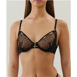 Sujetador balconette con bordados