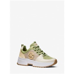 MICHAEL MICHAEL KORS Cosmo Canvas Trainer