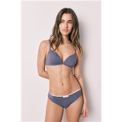 Sujetador triangular algodón azul CHARMING