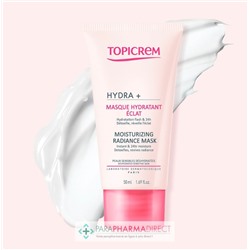 Topicrem Hydra+ - Masque Hydratant Eclat - Peaux Sensibles Déshydratées 50 ml