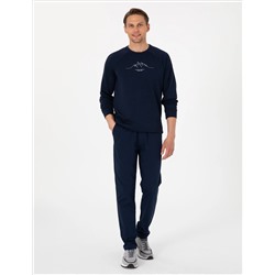Lacivert Slim Fit Eşofman Altı