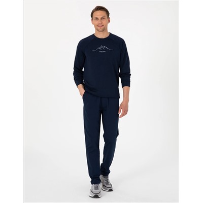 Lacivert Slim Fit Eşofman Altı