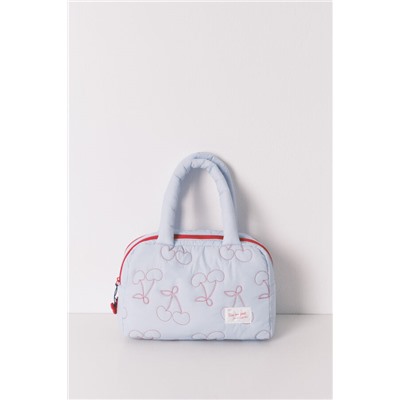 Neceser grande acolchado azul Mickey