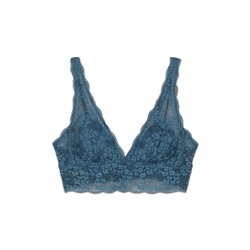 Sujetador bralette halter encaje verde