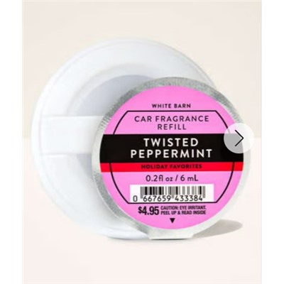 Twisted Peppermint Car Fragrance Refill