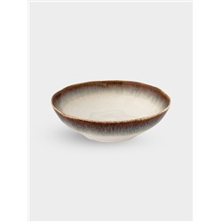 Тарелка суповая, 19 см, 0.7 л, коричневая, Nuances