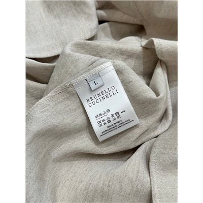 Мужская льняная футболка-поло  (5 цветов ) брунелл*о кучинелл*и