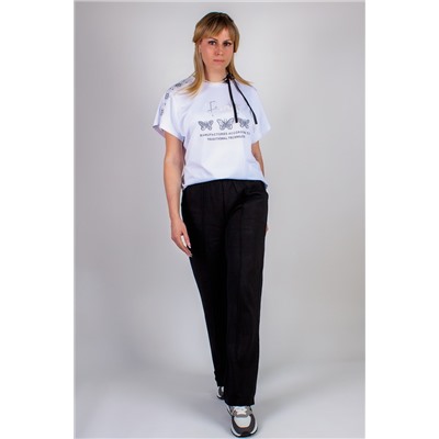 Трикотажные брюки со стрелкой арт.870-8