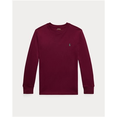 Cotton Jersey Long-Sleeve Tee  Boys 8-20