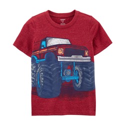 Carter's | Kid Monster Truck Snow Yarn Tee