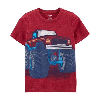 Carter's | Kid Monster Truck Snow Yarn Tee