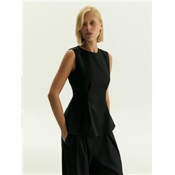 Топ из костюмной ткани, B3259/penelope