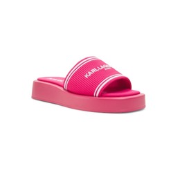 Karl Lagerfeld Paris Ohare 30MM Logo Wedge Heel Sandals
