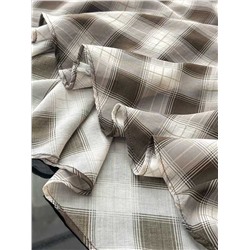 Женская юбка с высокой талией и ретро-шотландкой МО*КО