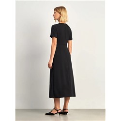 Платье миди с поясом, PL1589/decant