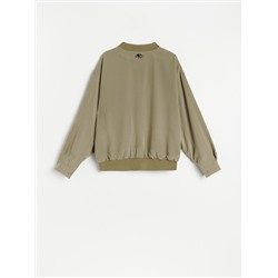 Bomberjacke mit Stickereidetail