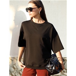 Футболка из тонкого премиального футера с эластаном