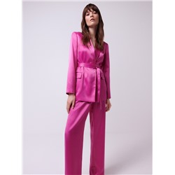 атласный блейзер