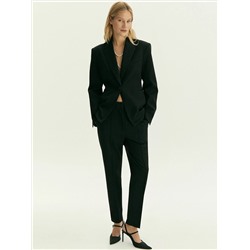 Однотонные зауженные брюки, D473/emma