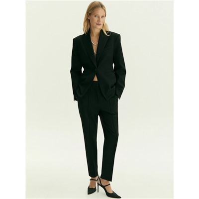 Однотонные зауженные брюки, D473/emma