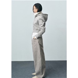 Jeans wideleg cremallera