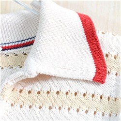 Женский пуловер в полоску, спущенное плечо ТОММИ ХИЛФИГЕ*Р