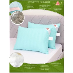 Подушка простёганная Конопляным волокном коллекция Здоровый сон