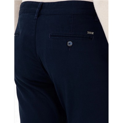 Lacivert Slim Fit Kanvas Pantolon