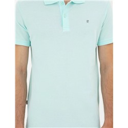 Su Yeşili Slim Fit Basic Tişört