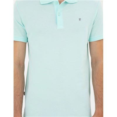 Su Yeşili Slim Fit Basic Tişört