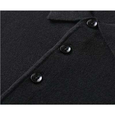 Мужская шерстяная рубашка ZEGN*A с лацканами и длинными рукавами