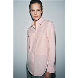 CAMISA RAYAS CUELLO DESMONTABLE ZW COLLECTION