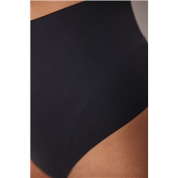 Tanga alta reductor y push up negro