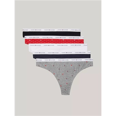 Logo Mix Thong 5-Pack