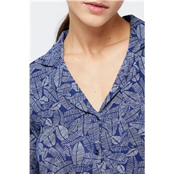 Ночная рубашка Donna темно- синяя