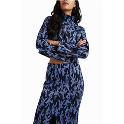 Jersey punto cuello alto