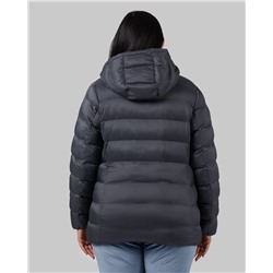 WOMEN'S LIGHTWEIGHT POLY-FILL PACKABLE HOODED JACKET