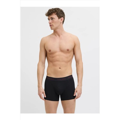 Jack & Jones Jack Jones Jacmurphy Skull Trunks 3 Pack Erkek Mavi Boxer 12283379-07