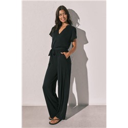 Mono largo fluido negro