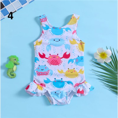 Купальник для девочек. 5 разных моделей (80-130)