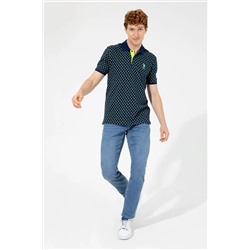Erkek Lacivert Polo Yaka Tişört