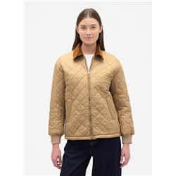 Relaxed Quilted Nylon Jacket