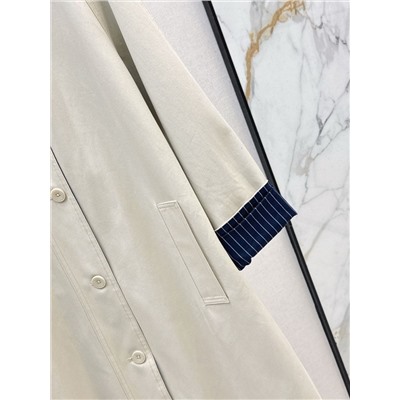 Женский плащ / тренч с отворотами на рукавах (2 цвета) МИУ МИ*У