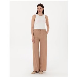Beyaz Ex. Slim Fit Crop Tişört