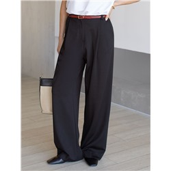 Брюки-палаццо на резинке сзади из джерси