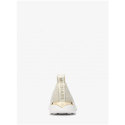 Michael Kors Outlet Bodie Metallic Knit Slip-On Sneaker
