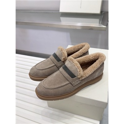 Лоферы люкс натуральная  замша