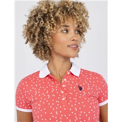 STAR PRINT POLO SHIRT