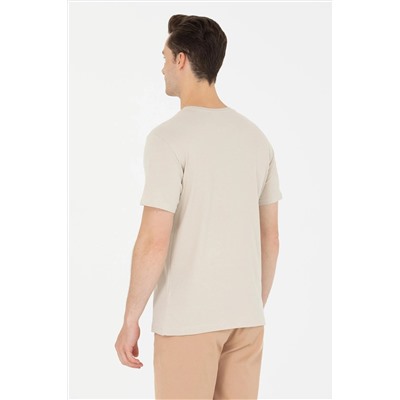 Erkek Taş Bisiklet Yaka Tişört